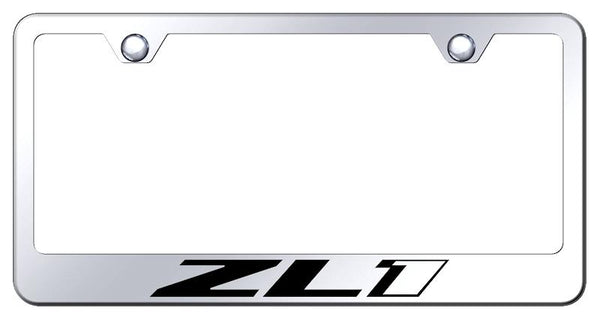 Chevrolet ZL1 Chrome Laser Etched Standard License Frame - LF.ZL1.EC