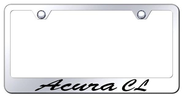 Acura Acura CL Chrome Laser Etched Standard License Frame - LFS.ACL.EC