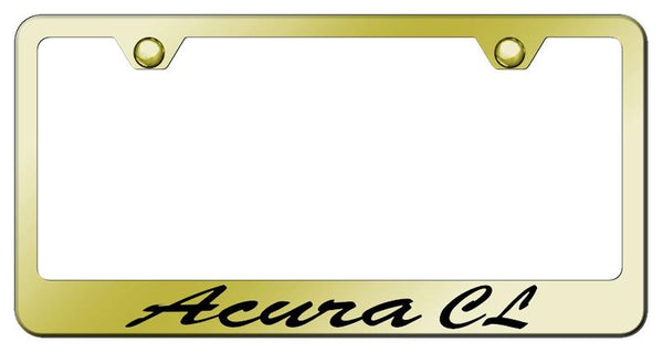 Acura Acura CL Gold Laser Etched Standard License Frame - LFS.ACL.EG