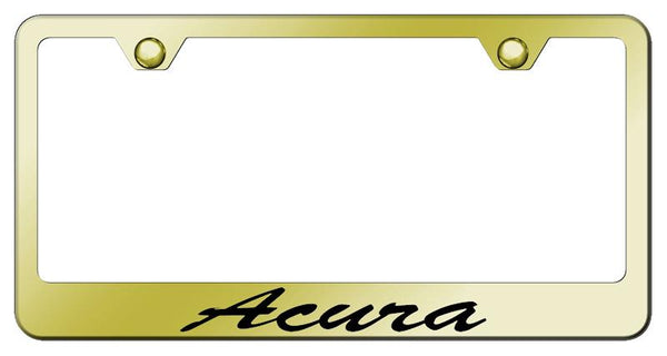 Acura Acura Gold Laser Etched Standard License Frame - LFS.ACU.EG