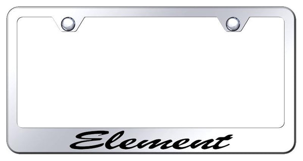 Honda Element Chrome Laser Etched Standard License Frame - LFS.ELE.EC