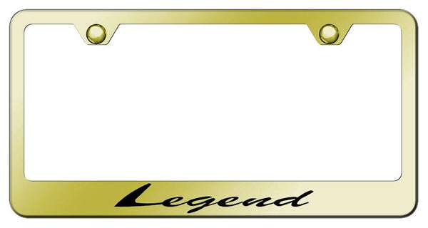 Acura Legend Gold Laser Etched Standard License Frame - LFS.LEG.EG