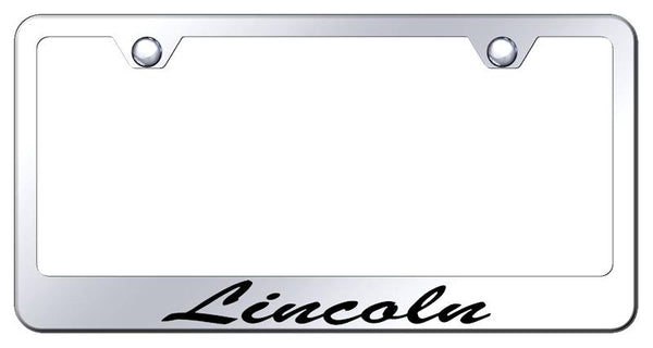 Lincoln Lincoln Chrome Laser Etched Standard License Frame - LFS.LIN.EC