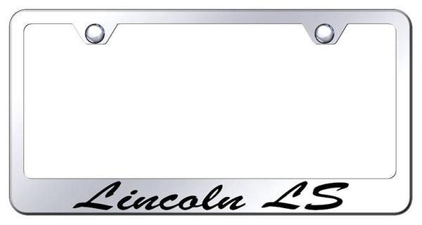 Lincoln Lincoln LS Chrome Laser Etched Standard License Frame - LFS.LLS.EC