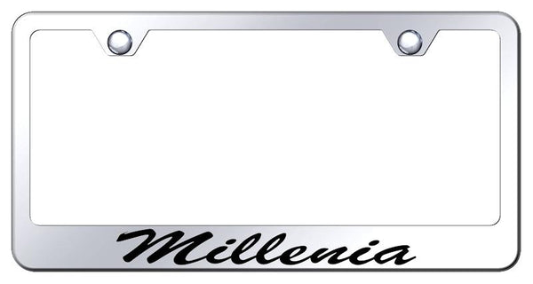 Mazda Millenia Chrome Laser Etched Standard License Frame - LFS.MIL.EC