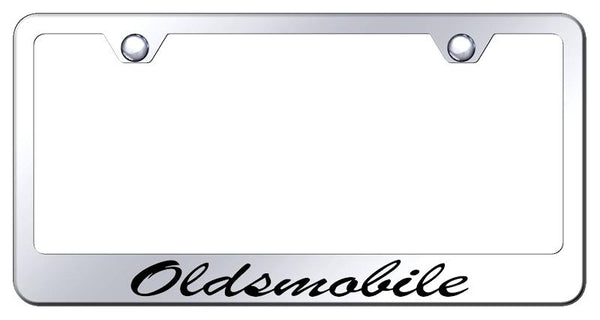 Oldsmobile Oldsmobile Chrome Laser Etched Standard License Frame - LFS.OLD.EC