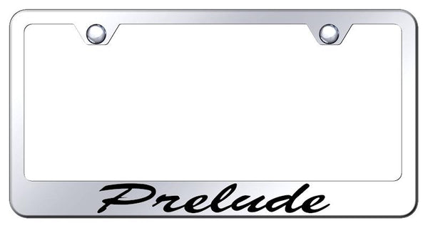 Honda Prelude Chrome Laser Etched Standard License Frame - LFS.PRE.EC