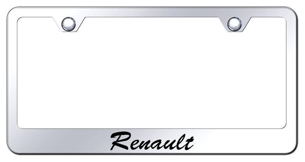 Buick Rendezvous Chrome Laser Etched Standard License Frame - LFS.REN.EC