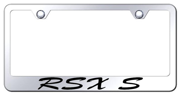 Acura RSX-S Chrome Laser Etched Standard License Frame - LFS.RSS.EC