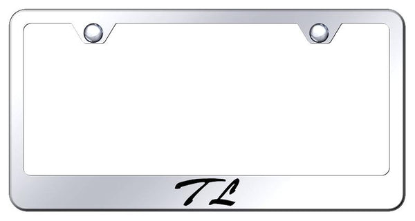 Acura TL Chrome Laser Etched Standard License Frame - LFS.TL.EC