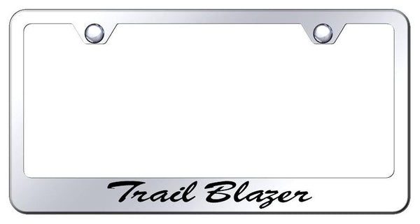 Chevrolet Trailblazer Chrome Laser Etched Standard License Frame - LFS.TRL.EC