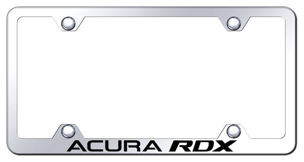 Acura Acura RDX Steel Wide Body Frame - Laser Etched Mirrored License Plate Frame - LFW.ARDX.EC