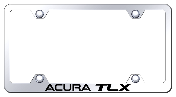 Acura Acura TLX Steel Wide Body Frame - Laser Etched Mirrored License Plate Frame - LFW.ATLX.EC