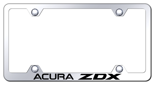 Acura Acura ZDX Steel Wide Body Frame - Laser Etched Mirrored License Plate Frame - LFW.AZDX.EC