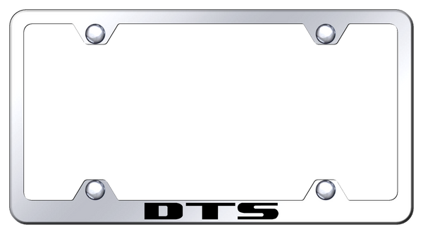 Cadillac DTS Steel Wide Body Frame - Laser Etched Mirrored License Plate Frame - LFW.DTS.EC