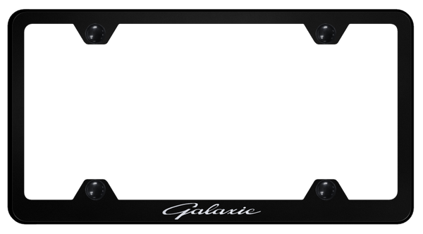 Ford Galaxie Steel Wide Body Frame - Laser Etched Black License Plate Frame - LFW.GLX.EB