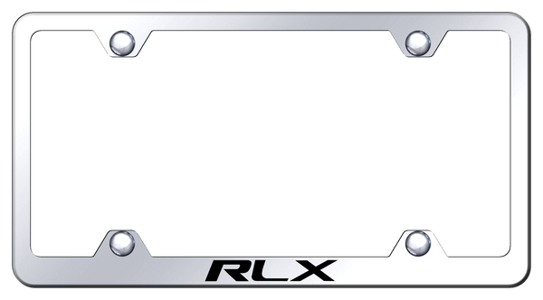 Acura RLX Steel Wide Body Frame - Laser Etched Mirrored License Plate Frame - LFW.RLX.EC