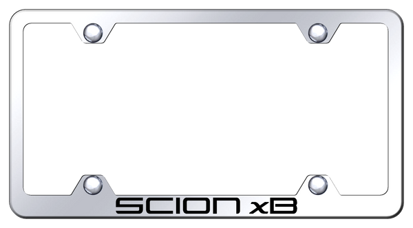 Scion Scion xB Steel Wide Body Frame - Laser Etched Mirrored License Plate Frame - LFW.SXB.EC