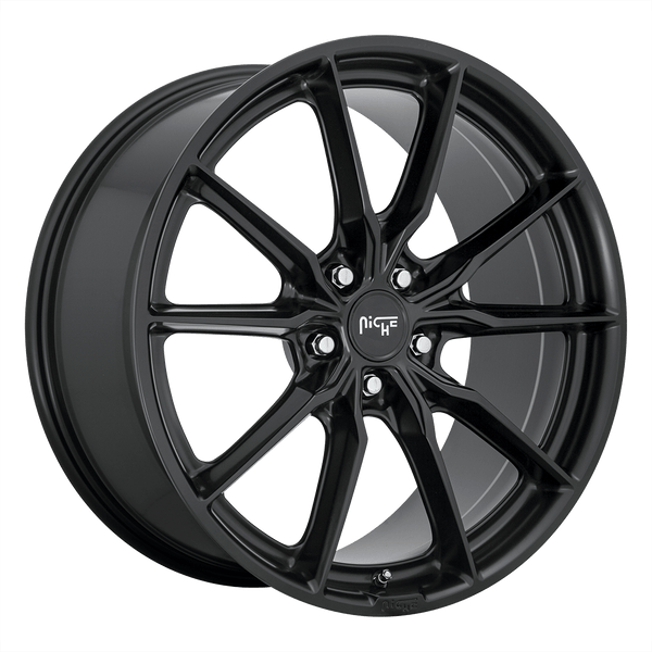 Niche 1PC M238 RAINIER MATTE BLACK Wheels for 2015-2020 ACURA TLX [] - 18X8 25 MM - 18"  - (2020 2019 2018 2017 2016 2015)