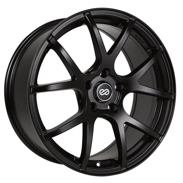 Enkei M52 Black Paint Wheels for 2017-2022 SUBARU WRX [] - 16x7 45 mm - 16"  - (2022 2021 2020 2019 2018 2017)