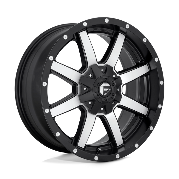 Fuel 1PC D537 MAVERICK MATTE BLACK MACHINED Wheels for 2010-2020 FORD F-150 [] - 20X9 20 mm - 20"  - (2020 2019 2018 2017 2016 2015 2014 2013 2012 2011 2010)