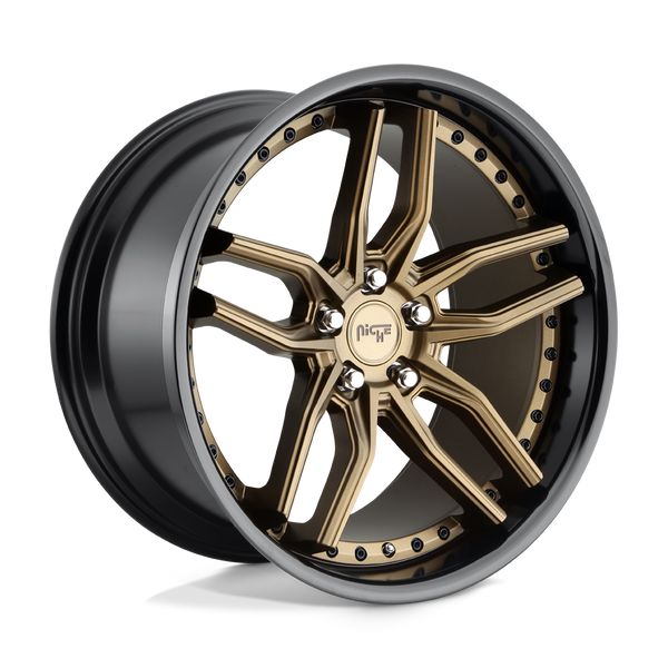Niche 1PC M195 METHOS MATTE BRONZE BLACK BEAD RING Wheels for 2019-2023 ACURA RDX [] - 19X8.5 35 mm - 19"  - (2023 2022 2021 2020 2019)