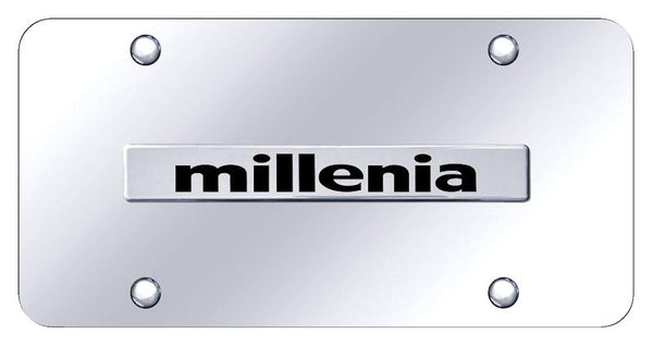 Mazda Millenia Chrome on Chrome 3D Bar License Plate - MIL.N.CC