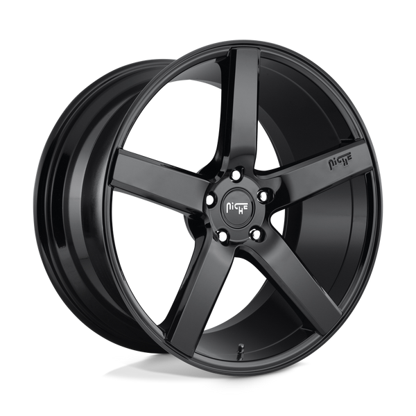 Niche 1PC M188 MILAN GLOSS BLACK Wheels for 2004-2008 ACURA TL TYPE-S [] - 20X8.5 35 mm - 20"  - (2008 2007 2006 2005 2004)