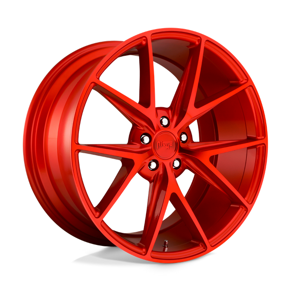 Niche 1PC M186 MISANO CANDY RED Wheels for 2014-2020 ACURA RLX [] - 18X8 40 mm - 18"  - (2020 2019 2018 2017 2016 2015 2014)