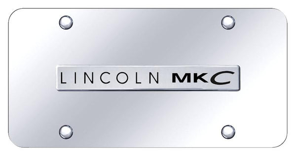 Ford MKC Chrome on Chrome 3D Bar License Plate - MKC.N.CC