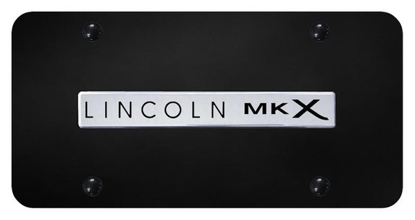 Ford MKX Chrome on Black 3D Bar License Plate - MKX.N.CB