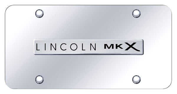 Ford MKX Chrome on Chrome 3D Bar License Plate - MKX.N.CC