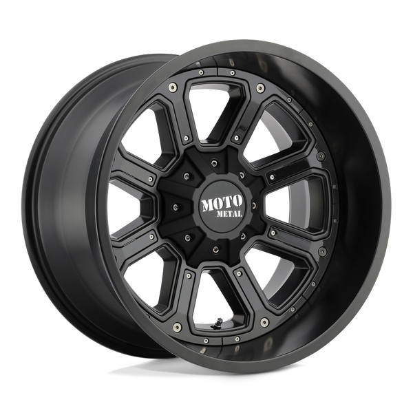 Moto Metal MO984 SHIFT MATTE BLACK GLOSS BLACK INSERTS Wheels for 2021-2022 FORD BRONCO [] - 20X9 18 MM - 20"  - (2022 2021)