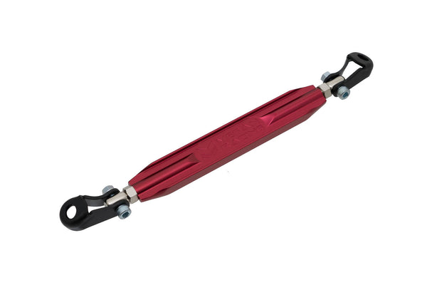 Megan Racing Rear Red Lower Brace Tie Bar for 2001-2005 Honda CIVIC - MR-SB-HC0104RL-R - (2005 2004 2003 2002 2001)