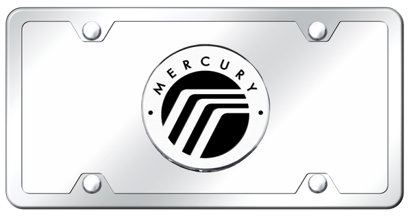 Mecury Mercury Plate Kit - Chrome on Mirrored License Plate - MRY.CCK