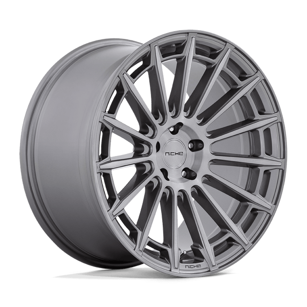 Niche 1PC M276 AMALFI PLATINUM Wheels for 2013-2018 ACURA MDX [] - 20X9 25 mm - 20"  - (2018 2017 2016 2015 2014 2013)