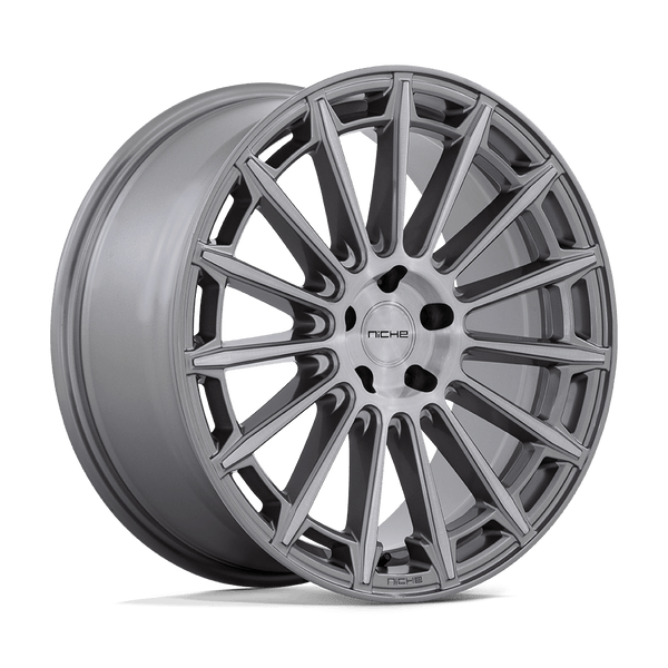 Niche 1PC M276 AMALFI PLATINUM Wheels for 2017-2020 ACURA MDX [] - 20X9 35 mm - 20"  - (2020 2019 2018 2017)