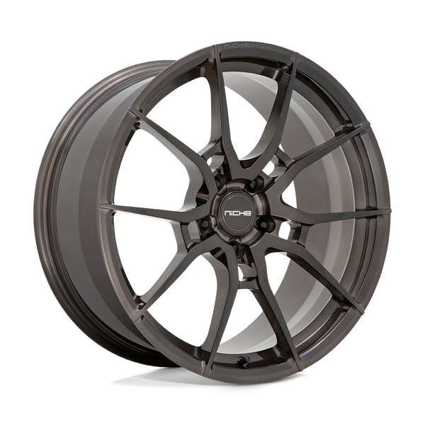 Niche Mono T111 KANAN BRUSHED CANDY SMOKE Wheels for 2007-2015 LINCOLN MKX [] - 20X8.5 35 MM - 20"  - (2015 2014 2013 2012 2011 2010 2009 2008 2007)