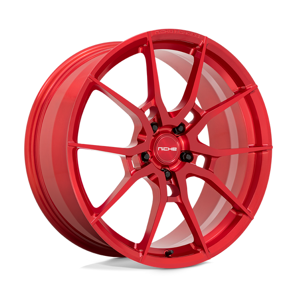 Niche Mono T113 KANAN BRUSHED CANDY RED Wheels for 2015-2020 ACURA TLX [] - 20X8.5 35 MM - 20"  - (2020 2019 2018 2017 2016 2015)