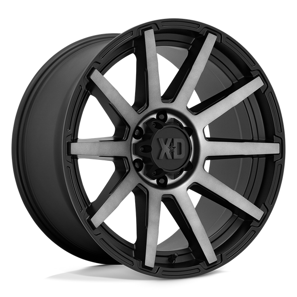 XD XD847 OUTBREAK SATIN BLACK WITH GRAY TINT Wheels for 2019-2023 ACURA RDX [] - 17X8 35 mm - 17"  - (2023 2022 2021 2020 2019)