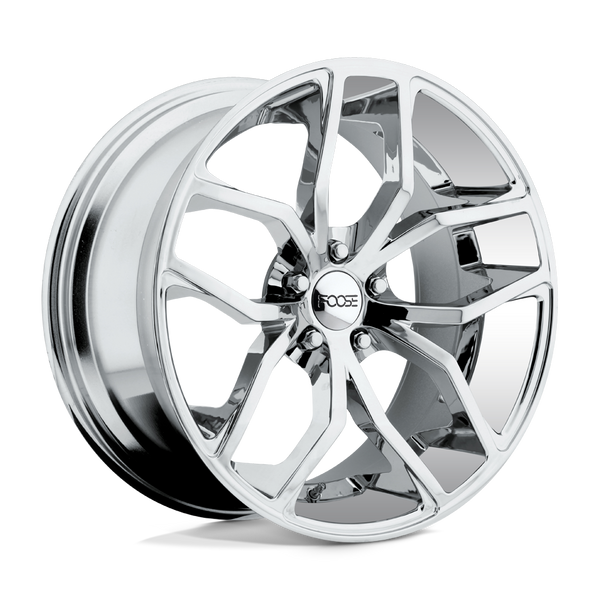Foose 1PC F148 OUTCAST CHROME PLATED Wheels for 2014-2020 ACURA RLX [] - 20X8.5 35 mm - 20"  - (2020 2019 2018 2017 2016 2015 2014)