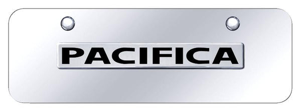 Chrysler Pacifica Chrome on Chrome 3D Bar Mini License Plate - PAC.N.CCM