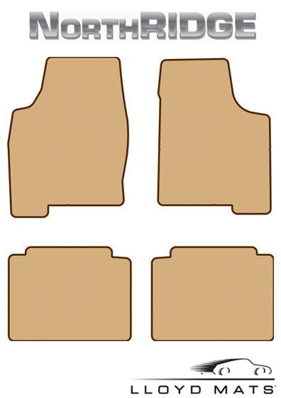 Lloyd Mats Northridge All Weather Front & Rear Mat for 1986-1988 Maserati Spyder [||] - (1988 1987 1986)