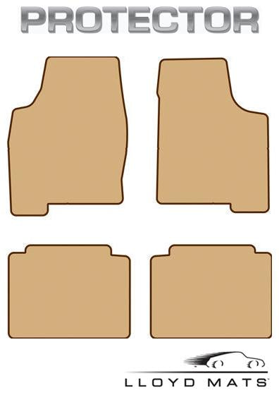 Lloyd Mats Protector Protector Vinyl All Weather Front & Rear Mat for 1957-1957 Cadillac DeVille [Sedan||] - (1957)
