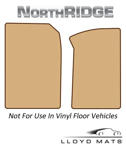 Lloyd Mats Northridge All Weather 2 Piece Front Mat for 1975-1983 Chevrolet K20 [Extended Cab||] - (1983 1982 1981 1980 1979 1978 1977 1976 1975)