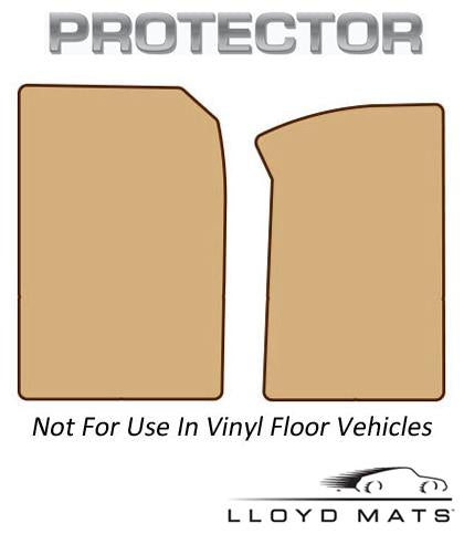 Lloyd Mats Protector Protector Vinyl All Weather 2 Piece Front Mat for 1960-1966 GMC C35/C3500 Pickup [Standard Cab||] - (1966 1965 1964 1963 1962 1961 1960)
