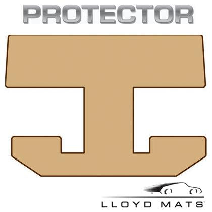 Lloyd Mats Protector Protector Vinyl All Weather 2nd & 3rd Row Mat for 2001-2006 GMC Yukon XL 1500 [Denali|2nd Seat Captains|1pc H Mat 2nd & 3rd Captains Only ] - (2006 2005 2004 2003 2002 2001)