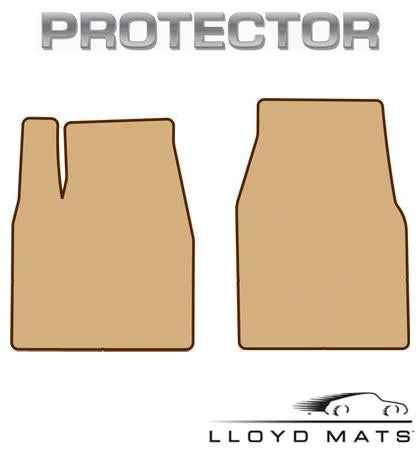 Lloyd Mats Protector Protector Vinyl All Weather 2 Piece Front Mat for 2008-2010 Ford E-250 [||Slim Line Console With Dual Stowage] - (2010 2009 2008)