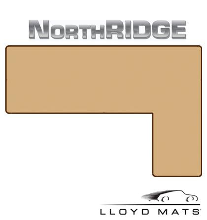 Lloyd Mats Northridge All Weather 1 Piece 2nd Row Mat for 2005-2010 Honda Odyssey [||L Shape No Console Seats Together No Lazy Susan Slits] - (2010 2009 2008 2007 2006 2005)