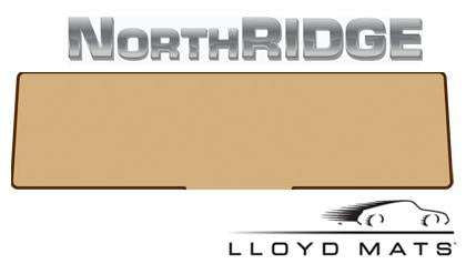 Lloyd Mats Northridge All Weather 1 Piece 2nd Row Mat for 2005-2007 Honda Odyssey [||Rectangle Shape With Lazy Susan Slits] - (2007 2006 2005)